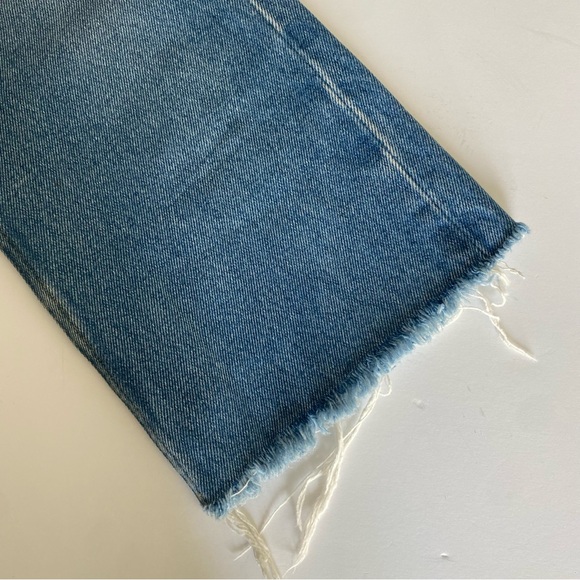 Re/Done 70s Raw Hem Crop Bootcut Jeans - Size 26 NWOT - Picture 12 of 13